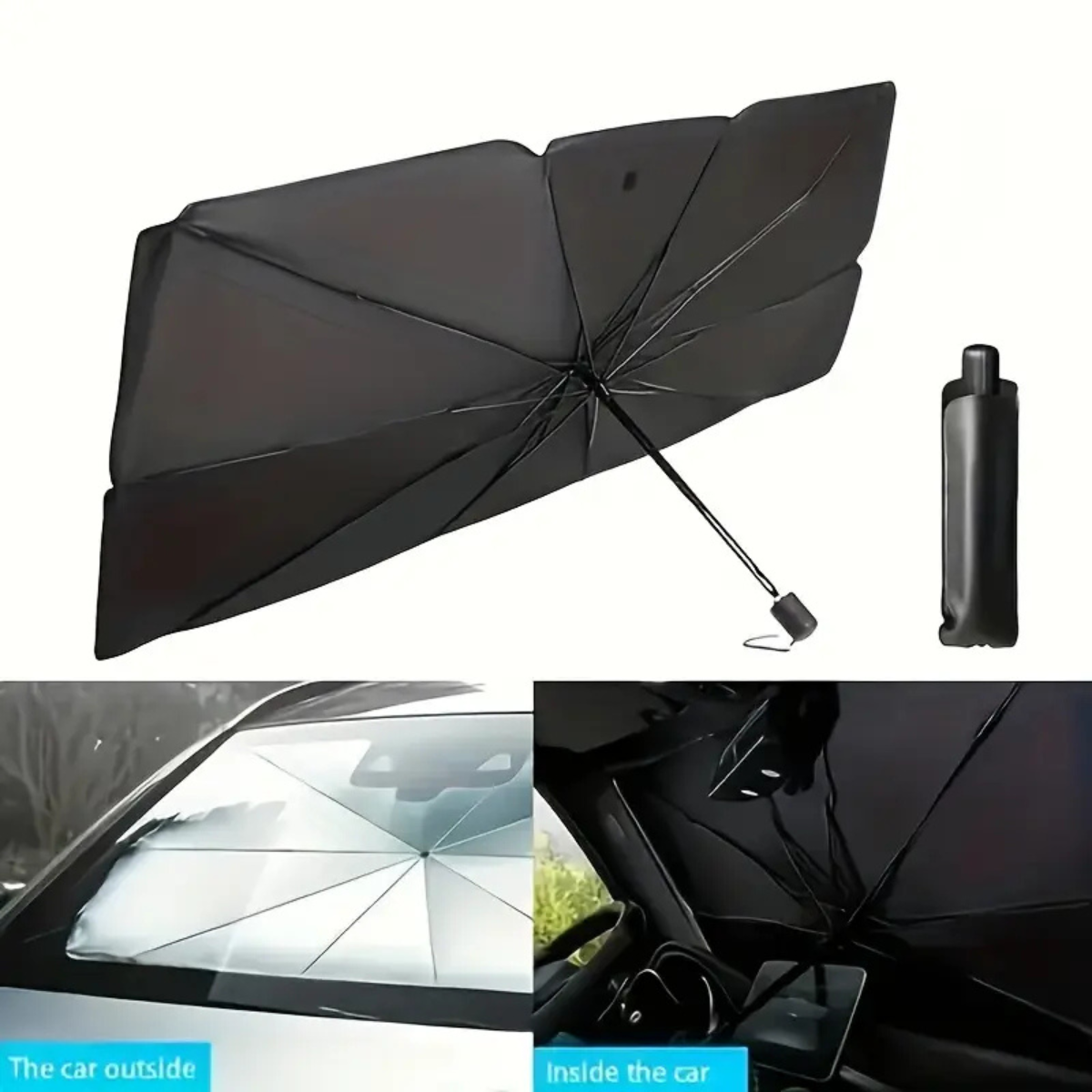 Parasolar auto pentru parbriz, protecție împotriva căldurii și razelor de solare