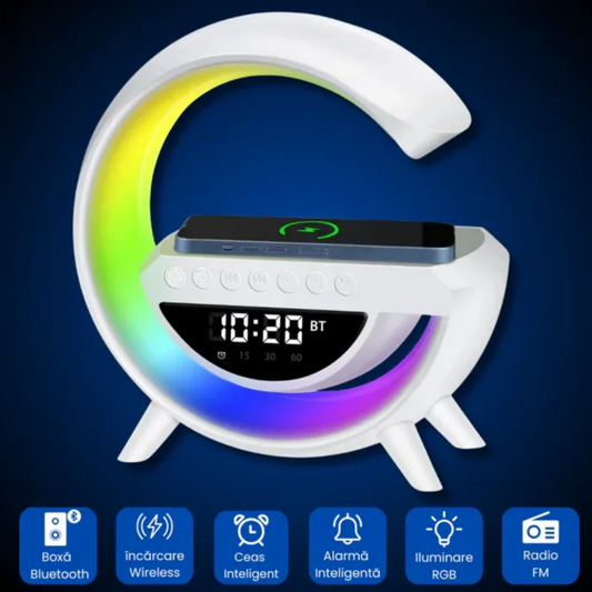 Ceas Lampă Led 6 în 1