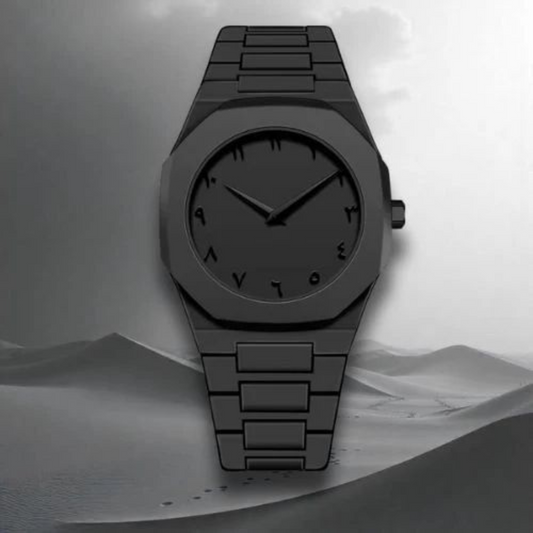 Ceas Obsidian Black - Arabic Dial